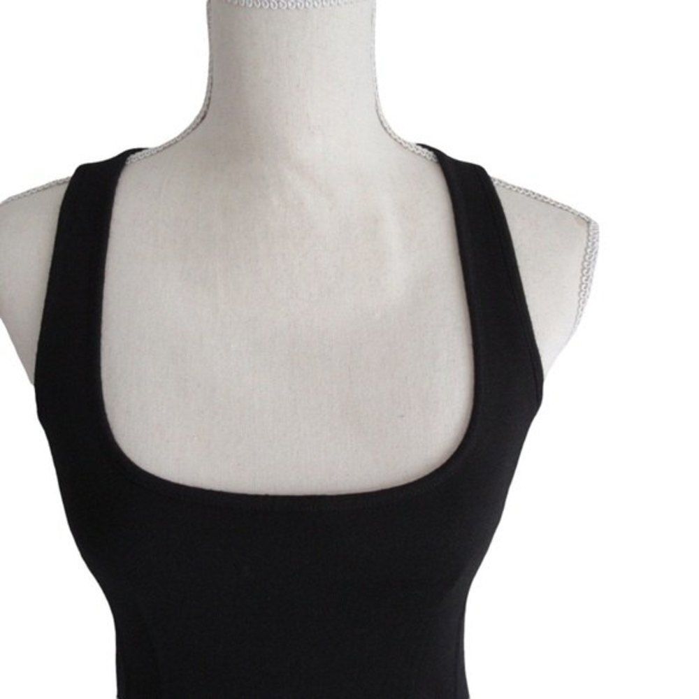 Criss Cross Form Fitting Knit Dress Banana Republic